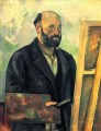 Autorretrato con paleta Paul Cezanne